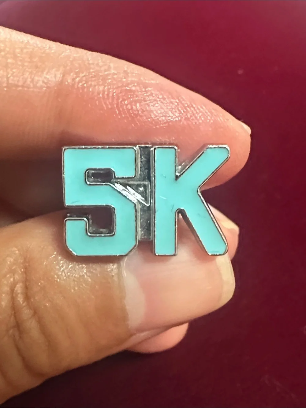 5K Enamel Shoe Charm